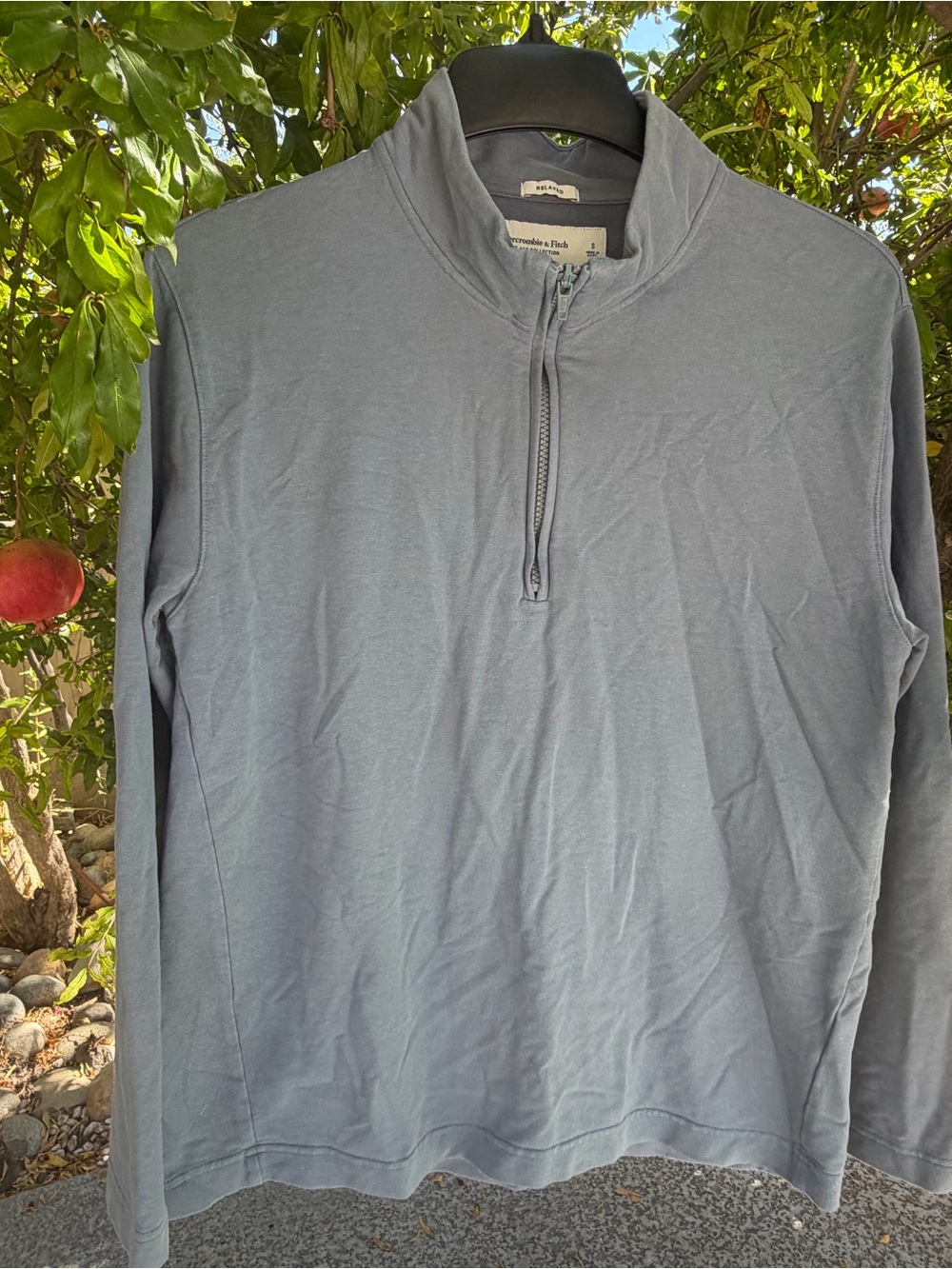 Abercrombie & Fitch Men’s Quarter-Zip Pullover Sweater